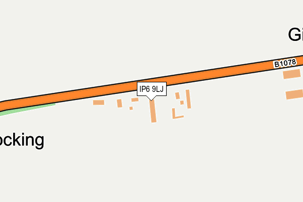 IP6 9LJ map - OS OpenMap – Local (Ordnance Survey)