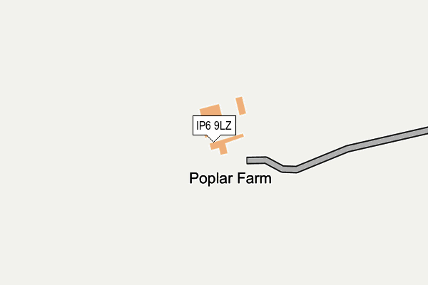 IP6 9LZ map - OS OpenMap – Local (Ordnance Survey)