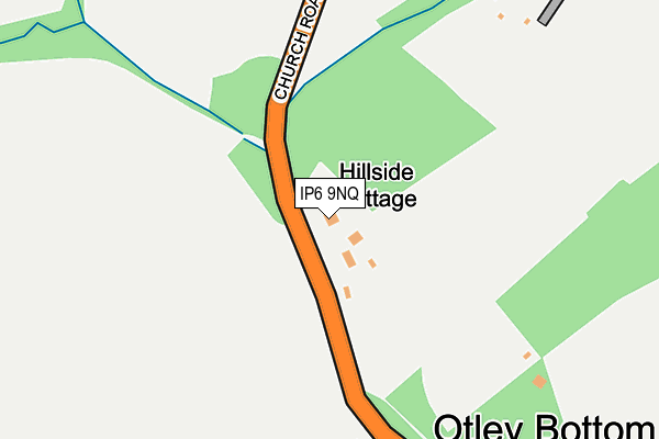 IP6 9NQ map - OS OpenMap – Local (Ordnance Survey)