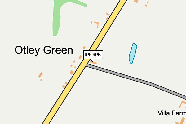 IP6 9PB map - OS OpenMap – Local (Ordnance Survey)