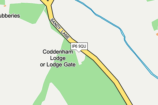 IP6 9QU map - OS OpenMap – Local (Ordnance Survey)