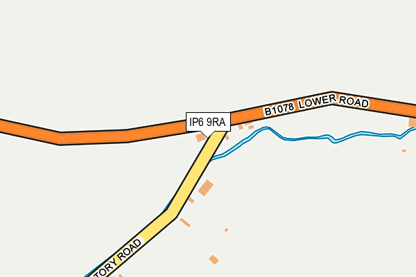 IP6 9RA map - OS OpenMap – Local (Ordnance Survey)
