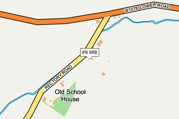IP6 9RB map - OS OpenMap – Local (Ordnance Survey)