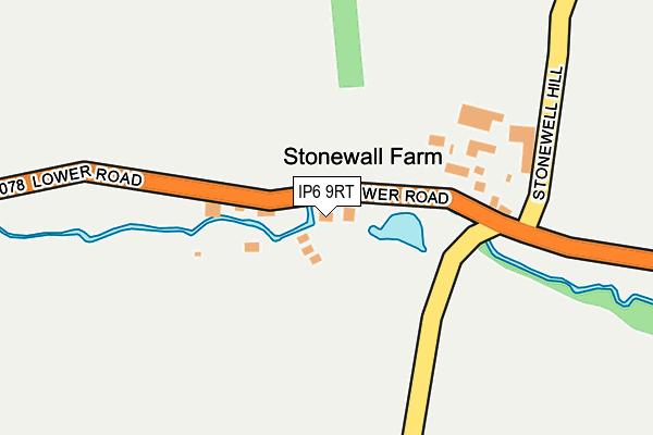 IP6 9RT map - OS OpenMap – Local (Ordnance Survey)