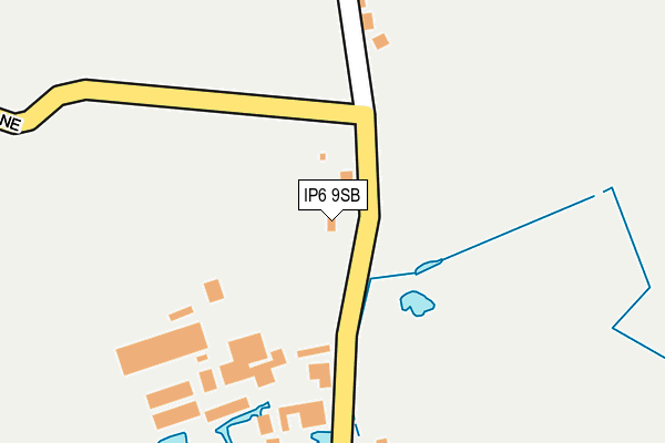 IP6 9SB map - OS OpenMap – Local (Ordnance Survey)