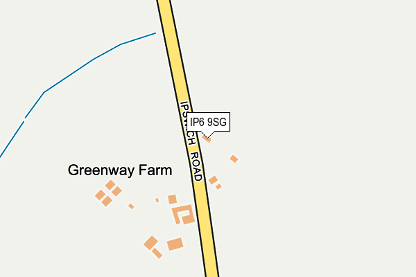 IP6 9SG map - OS OpenMap – Local (Ordnance Survey)