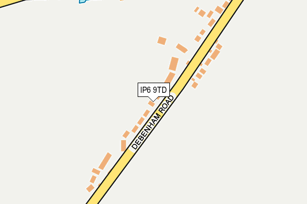 IP6 9TD map - OS OpenMap – Local (Ordnance Survey)