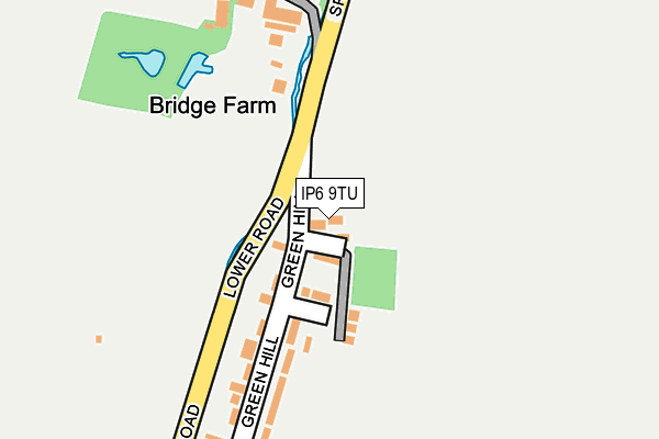 IP6 9TU map - OS OpenMap – Local (Ordnance Survey)