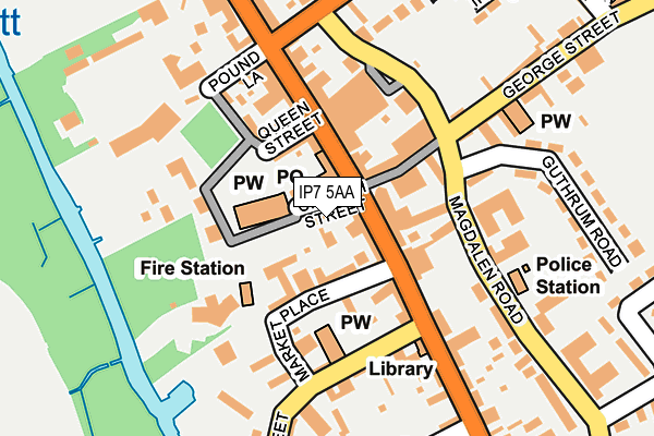 IP7 5AA map - OS OpenMap – Local (Ordnance Survey)