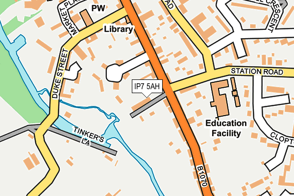 IP7 5AH map - OS OpenMap – Local (Ordnance Survey)
