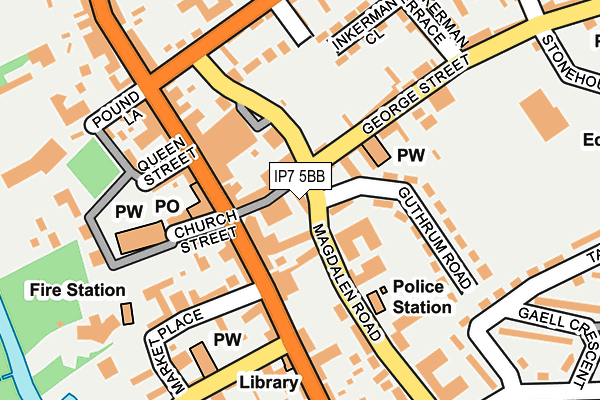 IP7 5BB map - OS OpenMap – Local (Ordnance Survey)