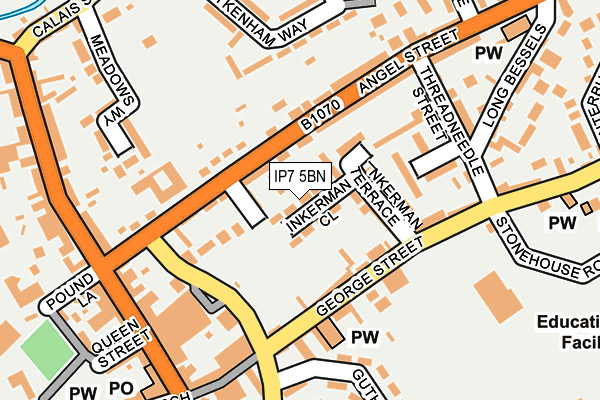 IP7 5BN map - OS OpenMap – Local (Ordnance Survey)
