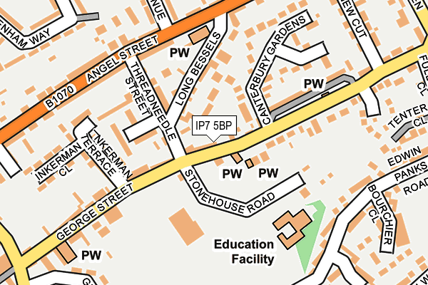 IP7 5BP map - OS OpenMap – Local (Ordnance Survey)