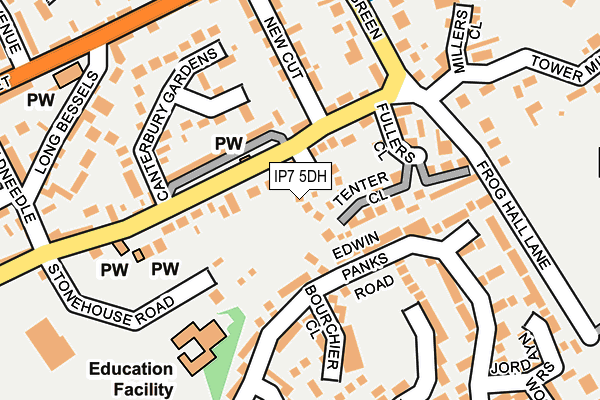 IP7 5DH map - OS OpenMap – Local (Ordnance Survey)