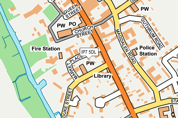 IP7 5DL map - OS OpenMap – Local (Ordnance Survey)