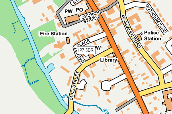 IP7 5DR map - OS OpenMap – Local (Ordnance Survey)