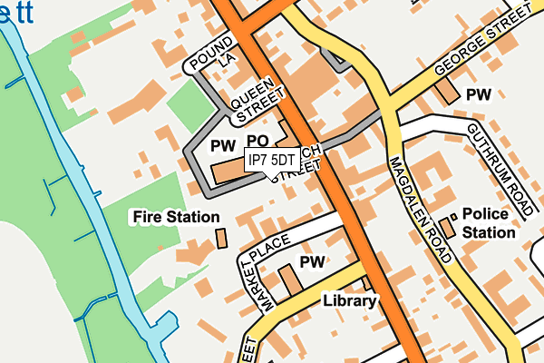 IP7 5DT map - OS OpenMap – Local (Ordnance Survey)