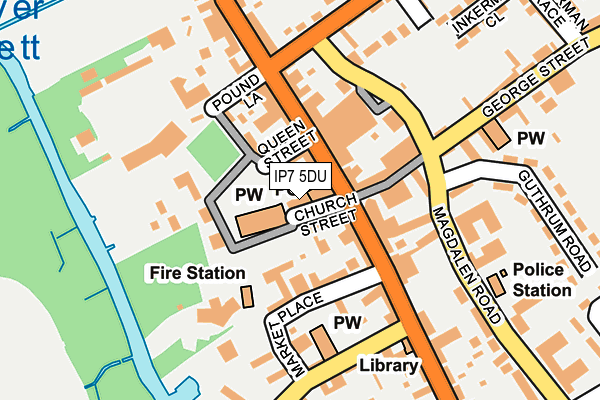 IP7 5DU map - OS OpenMap – Local (Ordnance Survey)