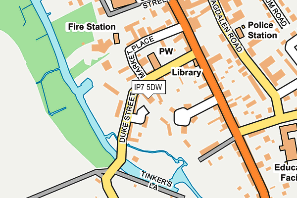 IP7 5DW map - OS OpenMap – Local (Ordnance Survey)