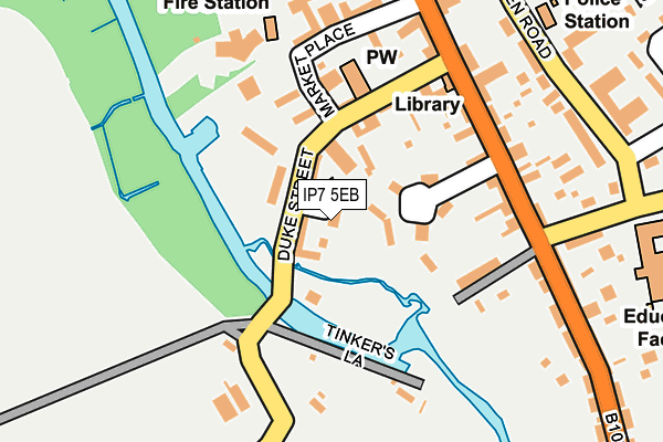IP7 5EB map - OS OpenMap – Local (Ordnance Survey)
