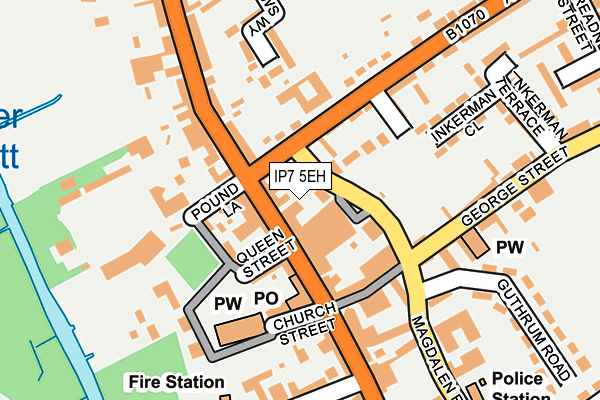 IP7 5EH map - OS OpenMap – Local (Ordnance Survey)