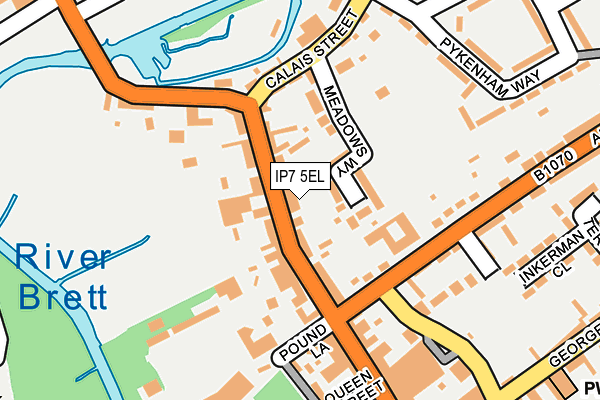 IP7 5EL map - OS OpenMap – Local (Ordnance Survey)