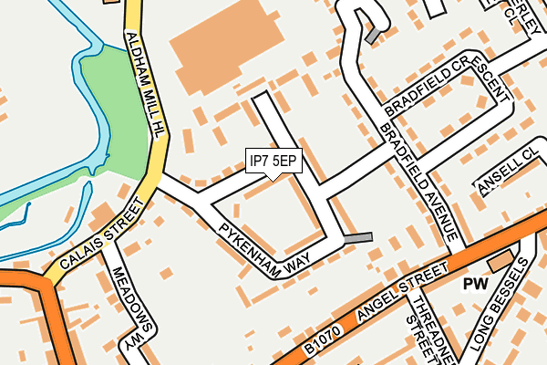 IP7 5EP map - OS OpenMap – Local (Ordnance Survey)