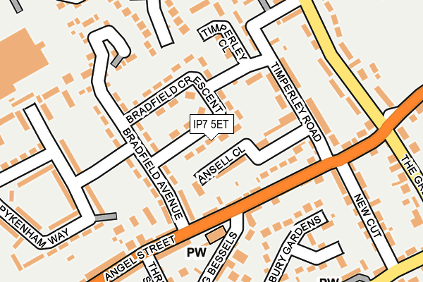 IP7 5ET map - OS OpenMap – Local (Ordnance Survey)