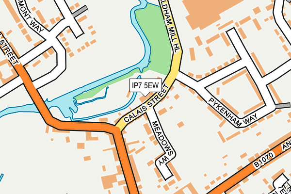 IP7 5EW map - OS OpenMap – Local (Ordnance Survey)