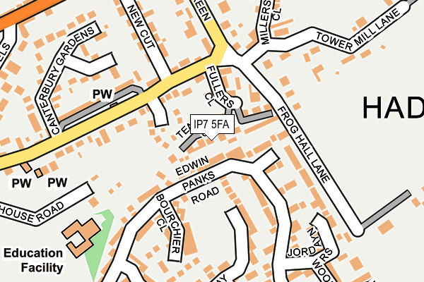 IP7 5FA map - OS OpenMap – Local (Ordnance Survey)
