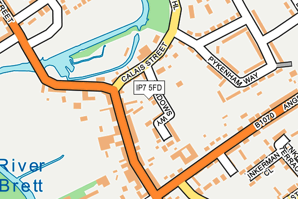 IP7 5FD map - OS OpenMap – Local (Ordnance Survey)
