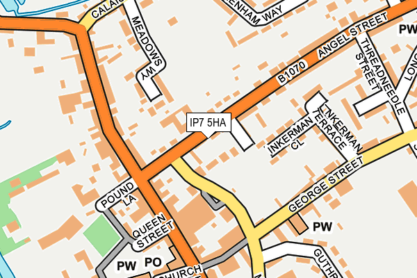 IP7 5HA map - OS OpenMap – Local (Ordnance Survey)