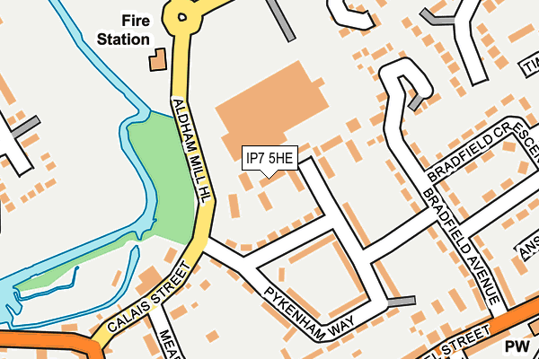 IP7 5HE map - OS OpenMap – Local (Ordnance Survey)