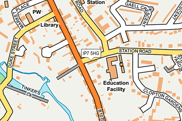 IP7 5HG map - OS OpenMap – Local (Ordnance Survey)