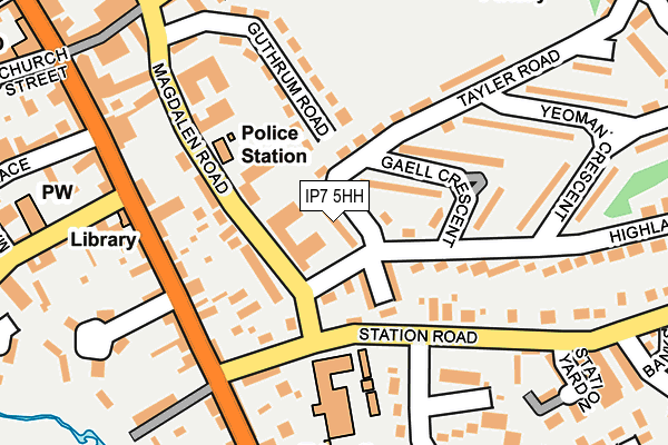 IP7 5HH map - OS OpenMap – Local (Ordnance Survey)