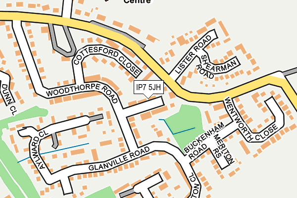 IP7 5JH map - OS OpenMap – Local (Ordnance Survey)