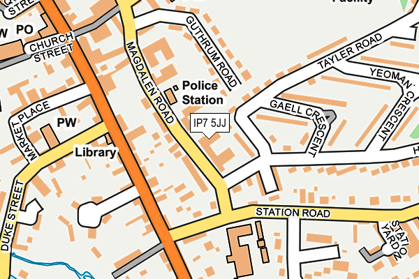 IP7 5JJ map - OS OpenMap – Local (Ordnance Survey)