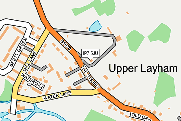 IP7 5JU map - OS OpenMap – Local (Ordnance Survey)