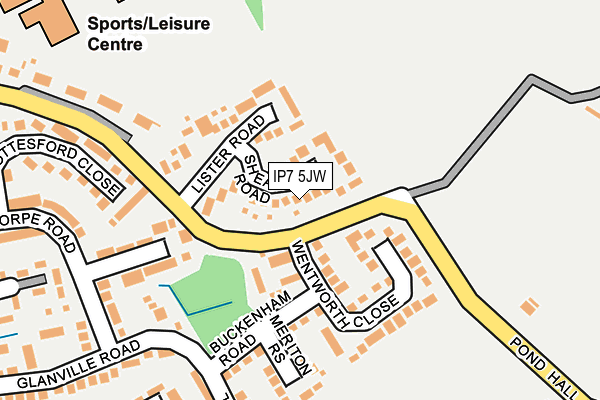 IP7 5JW map - OS OpenMap – Local (Ordnance Survey)