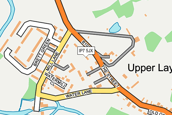 IP7 5JX map - OS OpenMap – Local (Ordnance Survey)