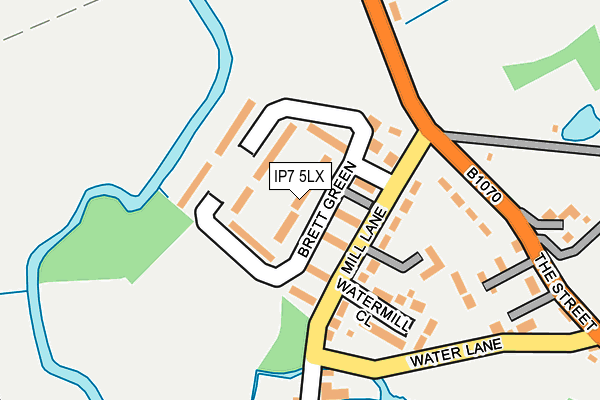 IP7 5LX map - OS OpenMap – Local (Ordnance Survey)