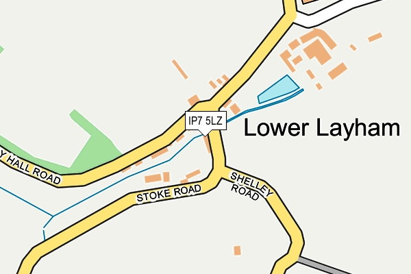 IP7 5LZ map - OS OpenMap – Local (Ordnance Survey)
