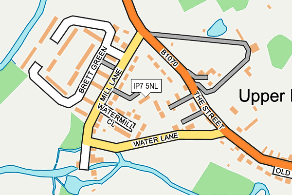 IP7 5NL map - OS OpenMap – Local (Ordnance Survey)