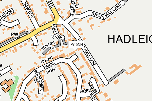 IP7 5NN map - OS OpenMap – Local (Ordnance Survey)