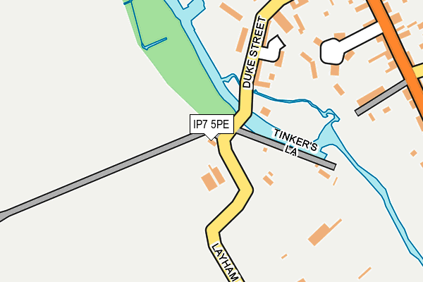 IP7 5PE map - OS OpenMap – Local (Ordnance Survey)