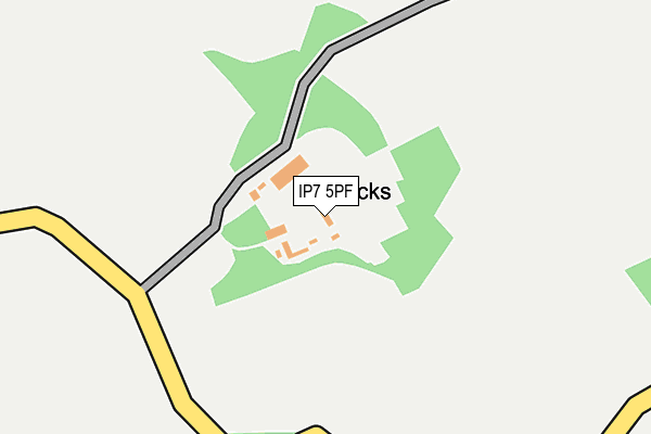 IP7 5PF map - OS OpenMap – Local (Ordnance Survey)
