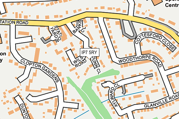 IP7 5RY map - OS OpenMap – Local (Ordnance Survey)