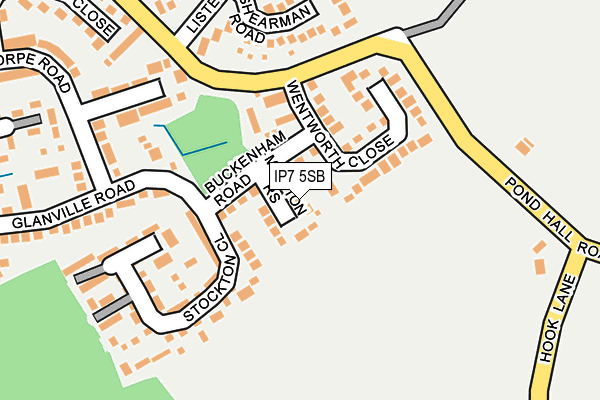 IP7 5SB map - OS OpenMap – Local (Ordnance Survey)