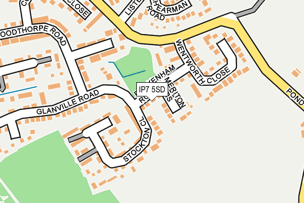 IP7 5SD map - OS OpenMap – Local (Ordnance Survey)