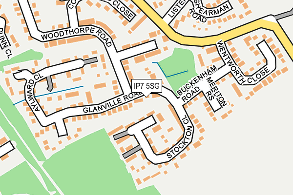 IP7 5SG map - OS OpenMap – Local (Ordnance Survey)